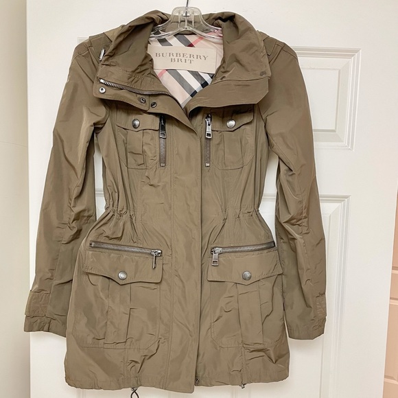 Burberry Jackets & Blazers - Burberry Brit Brown Windbreaker Jacket.